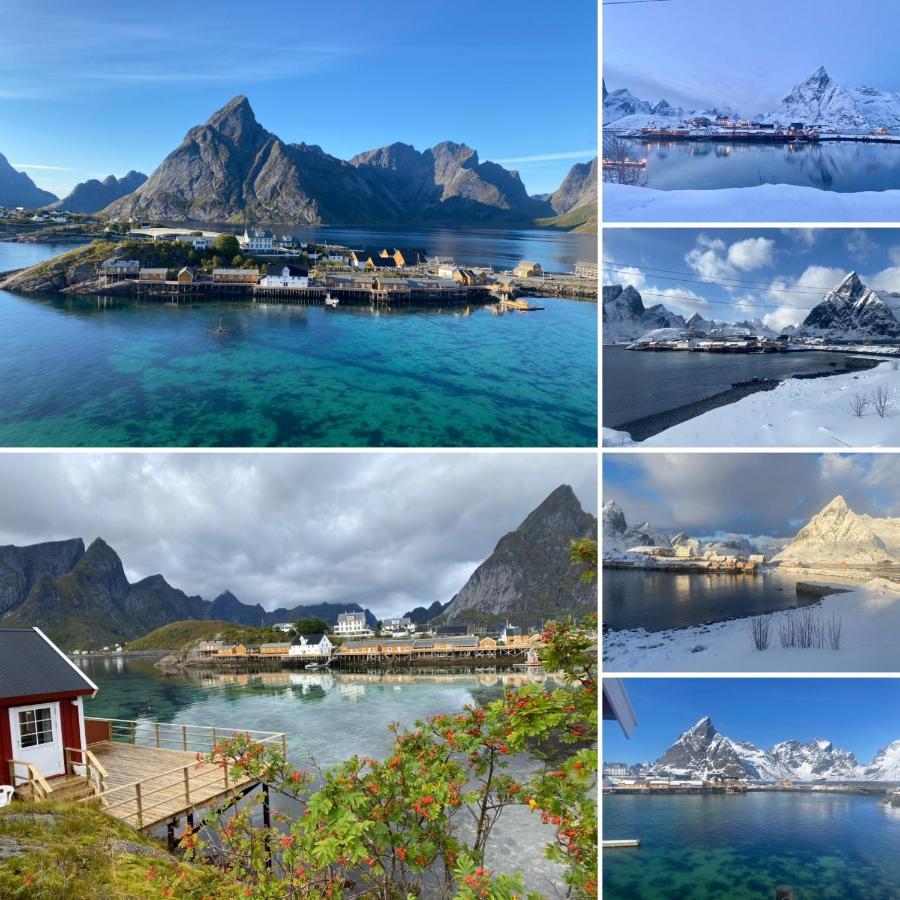 Lofoten Suite Apartments - Rostad Retro Rorbuer Reine Ngoại thất bức ảnh